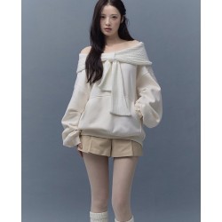 더티스 리본 후드티